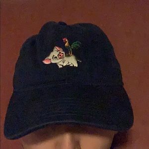 Disney Moana Pua & HeiHei Black SnapBack Hat